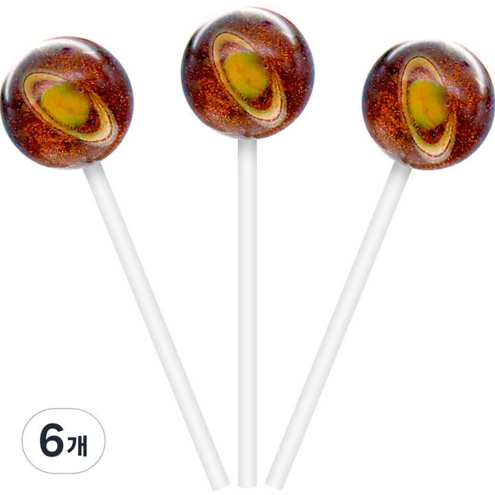 오브세이 우주사탕 토성 마쉬멜로우맛, 19g, 6개