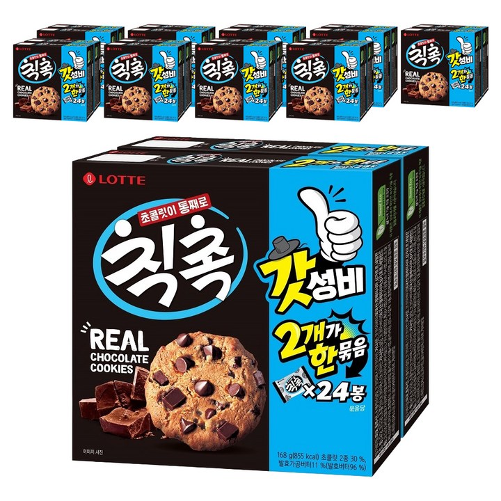 롯데웰푸드 칙촉, 168g, 20개