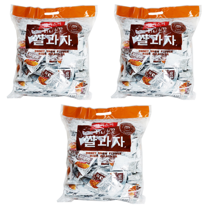 허니눈꽃 크리스피 쌀과자, 920g, 3개