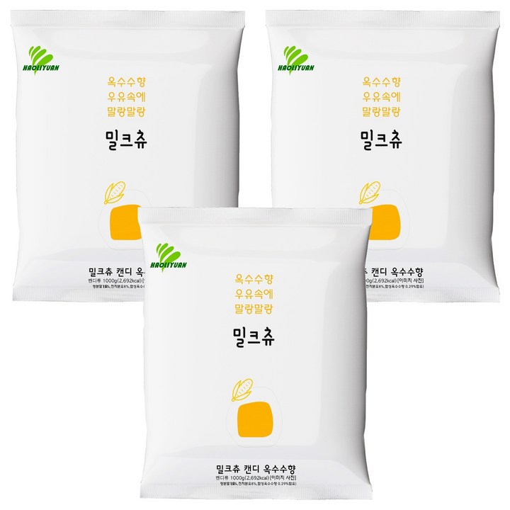 밀크츄 옥수수, 1kg, 3개