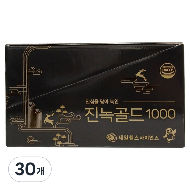 제일헬스사이언스 진녹골드 1000 한방 음료, 30개, 100ml