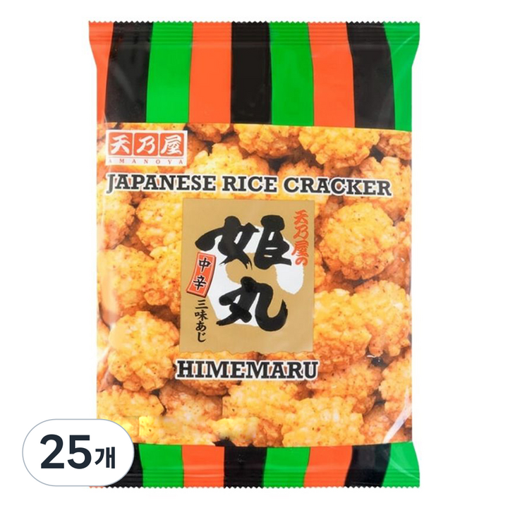 아마노야 히메마루 쌀과자, 25개, 98g