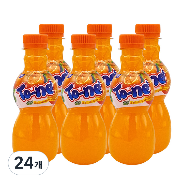 토네 오렌지 음료, 220ml, 24개