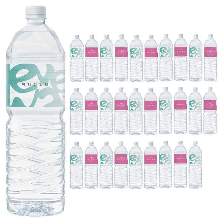 포천음료 에브리 워터 랜덤발송, 2L, 30개