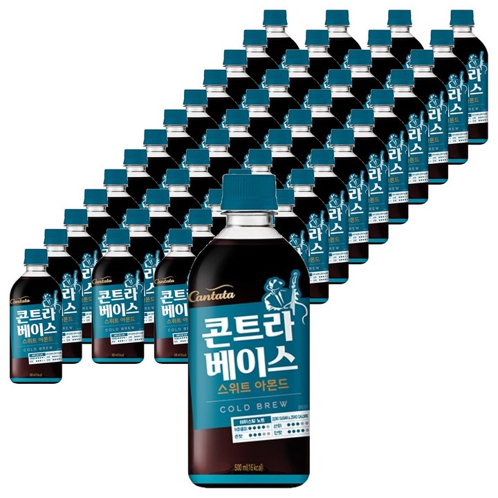칸타타콘트라베이스 스위트 아몬드, 500ml, 72개