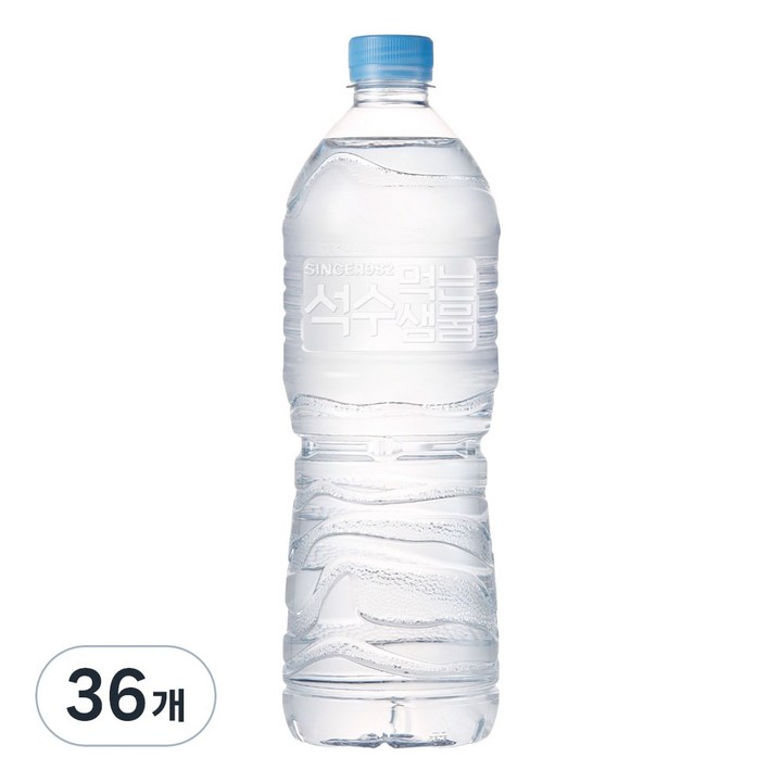 석수 무라벨, 1L, 36개