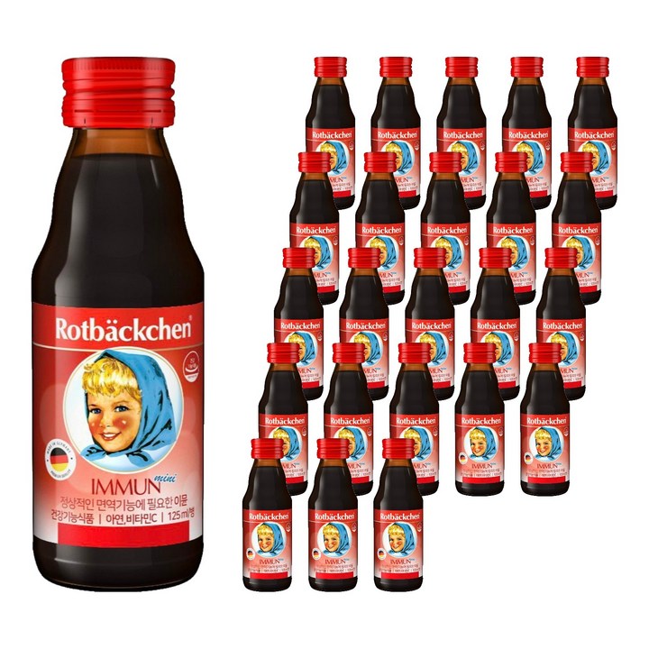 로트벡쉔 이뮨 미니 건강음료, 125ml, 24개