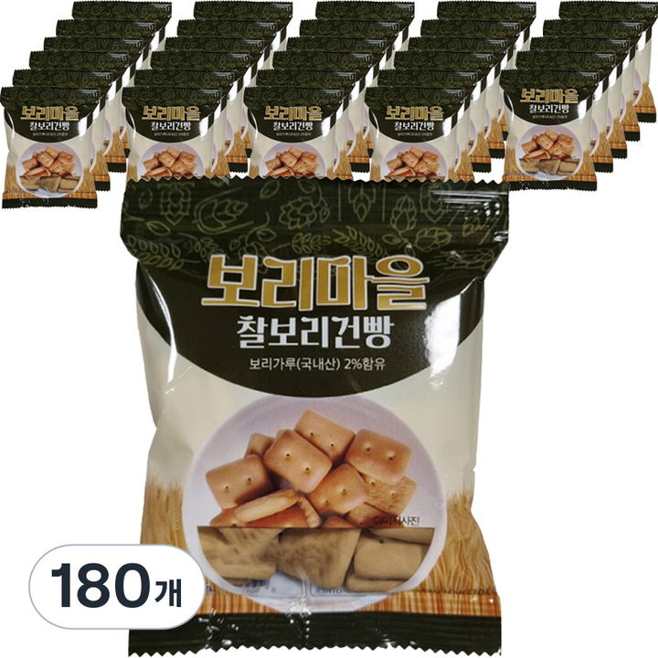 금풍제과 보리마을 찰보리건빵, 30g, 180개
