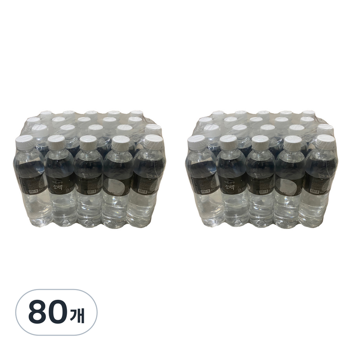 소백 먹는샘물 생수, 80개, 500ml