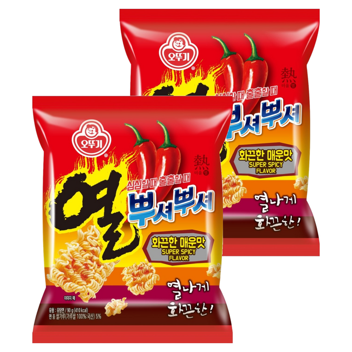 오뚜기 열뿌셔뿌셔 화끈한 매운맛, 2개, 90g