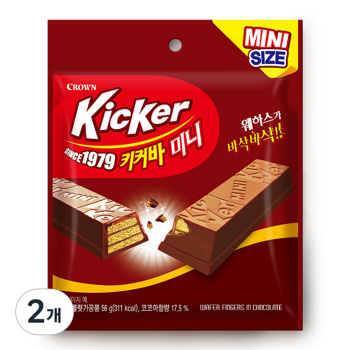 크라운 키커바 미니, 56g, 2개