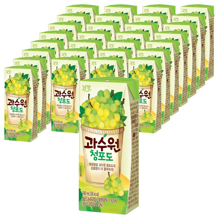남양과수원 청포도, 72개, 190ml