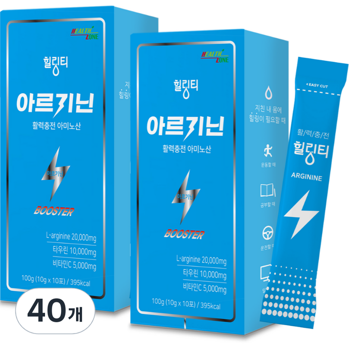 힐링티 아르기닌 헬스보충식품, 100g, 4개
