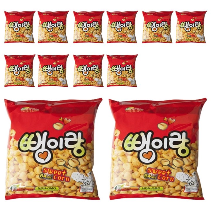 우리식품 뻥이랑, 12개, 250g