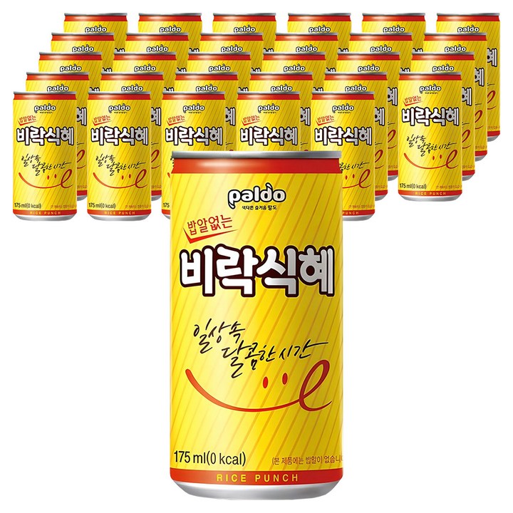 팔도 밥알없는 비락식혜, 175ml, 120개