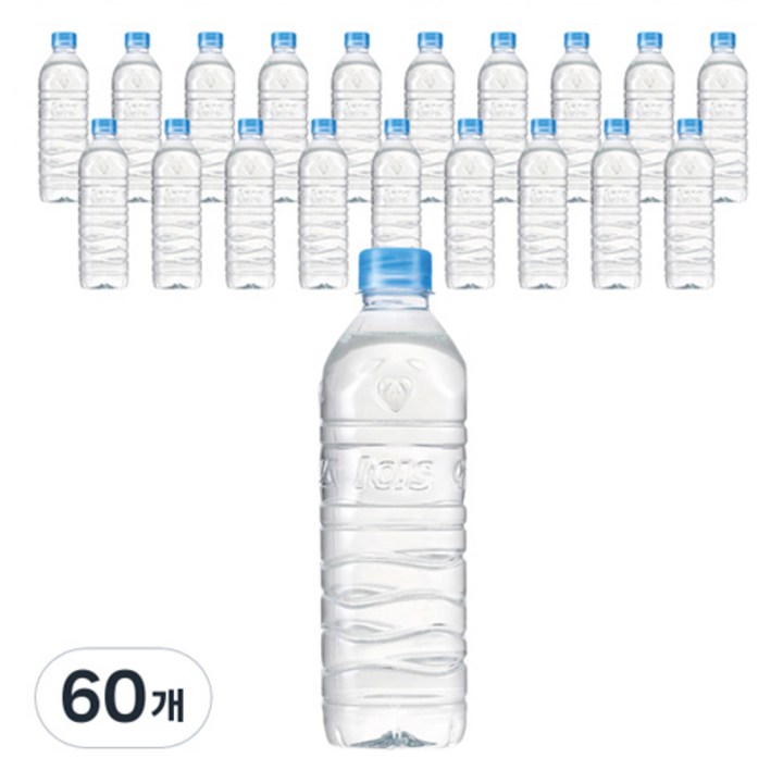 아이시스 ECO 생수 무라벨, 500ml, 60개