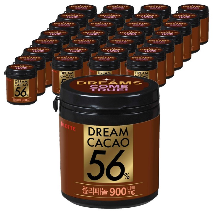 롯데웰푸드 드림카카오 56% 초콜릿, 86g, 36개