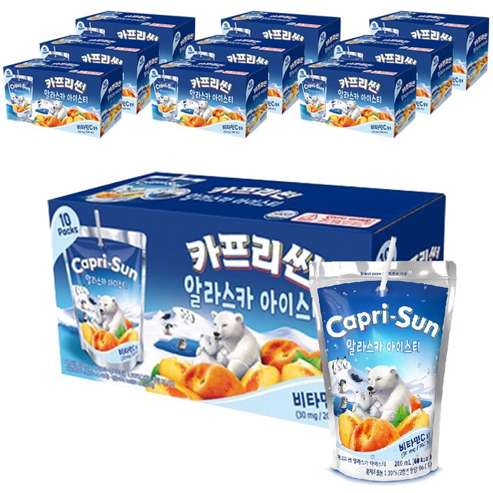 카프리썬 알라스카 아이스티, 200ml, 100개