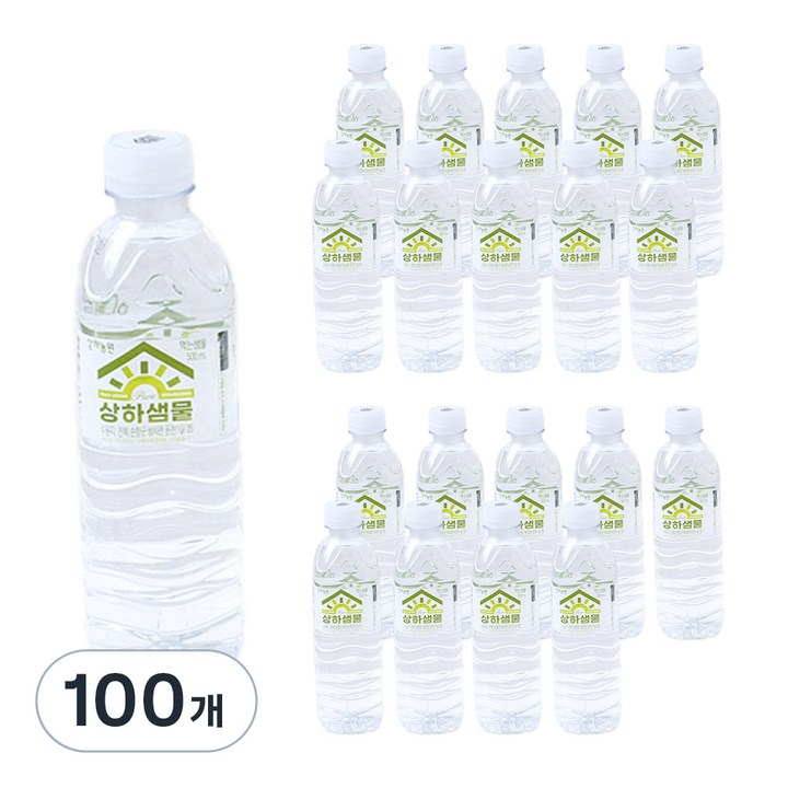 상하농원 상하샘물, 500ml, 100개
