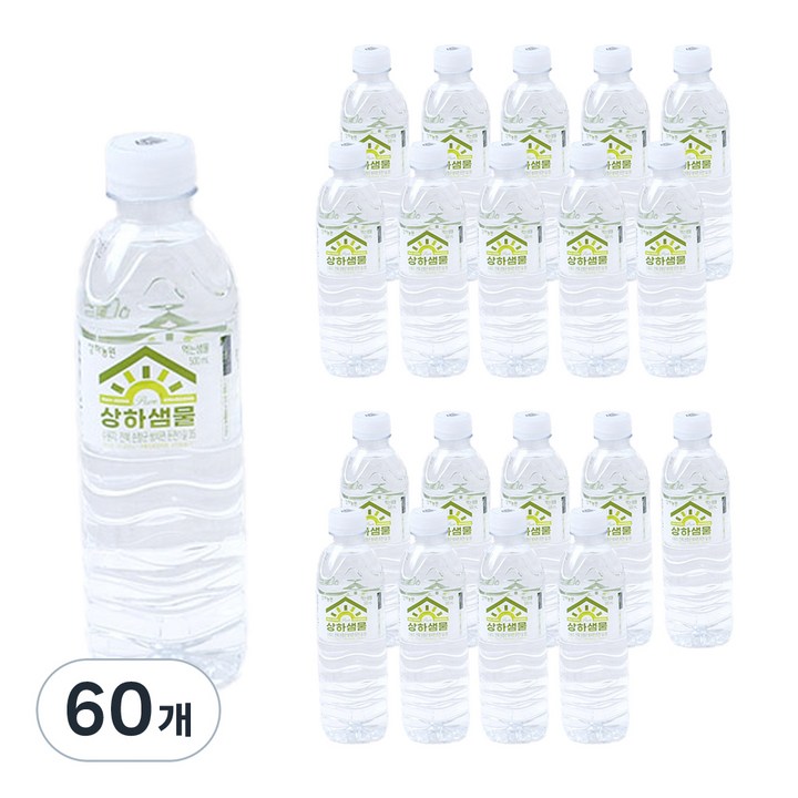 상하농원 상하샘물, 500ml, 60개