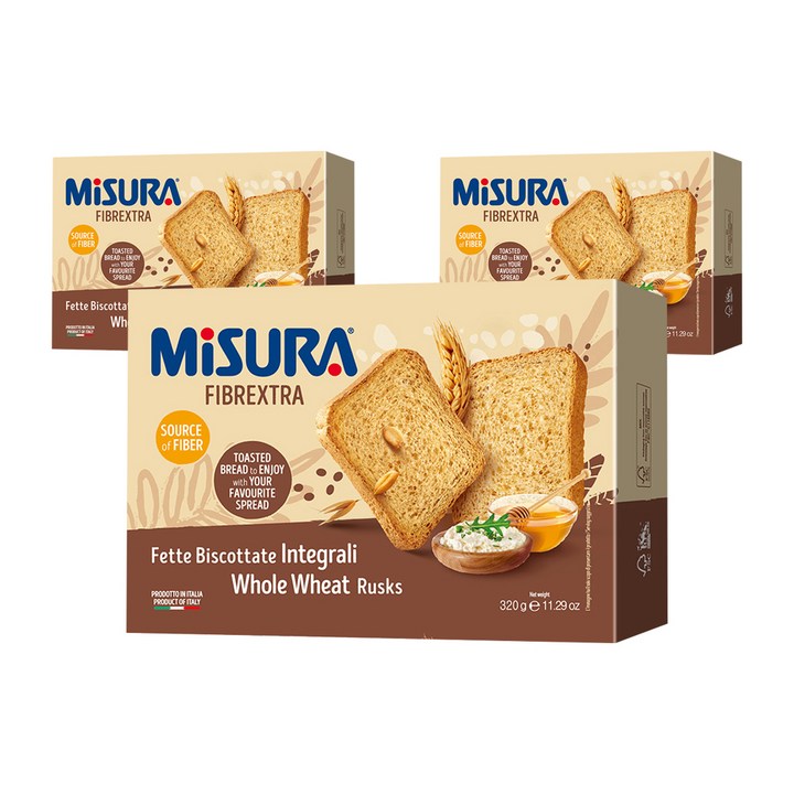 미주라 토스트비스켓, 320g, 3개