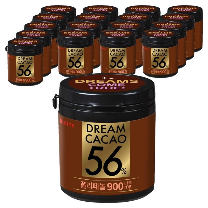 롯데웰푸드 드림카카오 56%, 86g, 18개