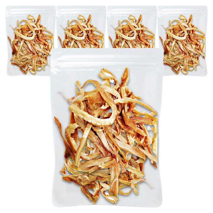 바다모아 바베큐 오징어 페스츄리 오징어, 100g, 5개