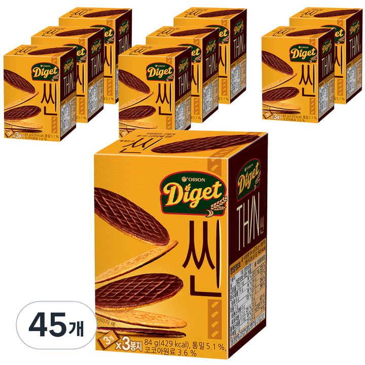 오리온 다이제 씬, 84g, 45개