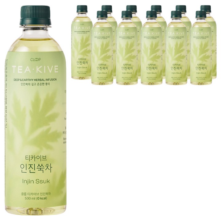 클룹 티카이브 인진쑥차, 12개, 500ml
