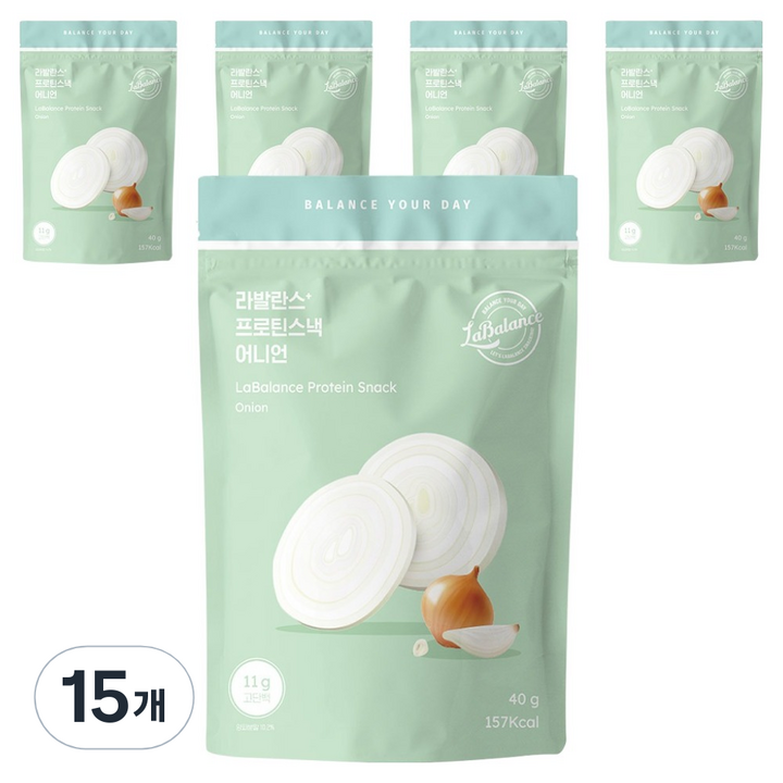 라발란스 프로틴스낵 어니언 과자, 40g, 15개