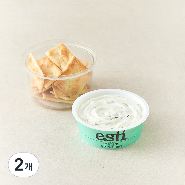 에스티 차지키 앤 피타칩스, 130g, 2개