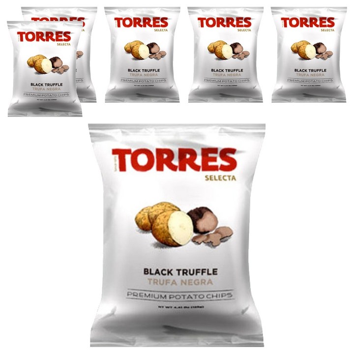 토레스 셀렉타 블랙트러플 감자칩, 40g, 6개