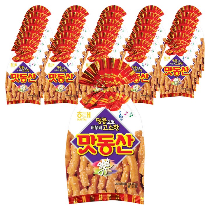 해태제과 맛동산, 90g, 40개
