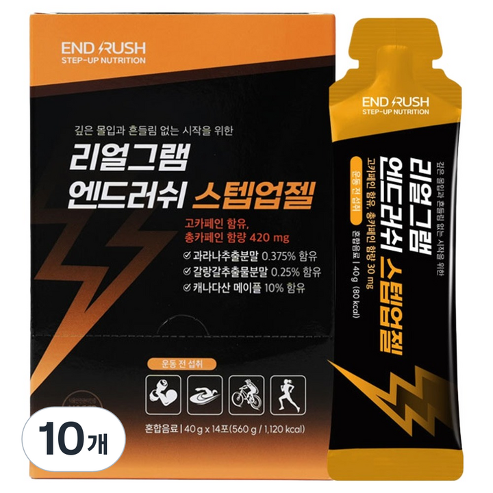 리얼그램 스텝업젤, 40g, 140개
