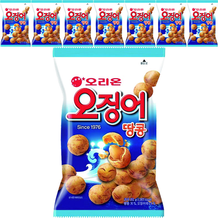 오리온 오징어 땅콩, 202g, 8개