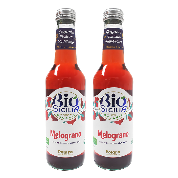 폴라라 유기농 멜로그라노 탄산음료 석류맛, 275ml, 2개