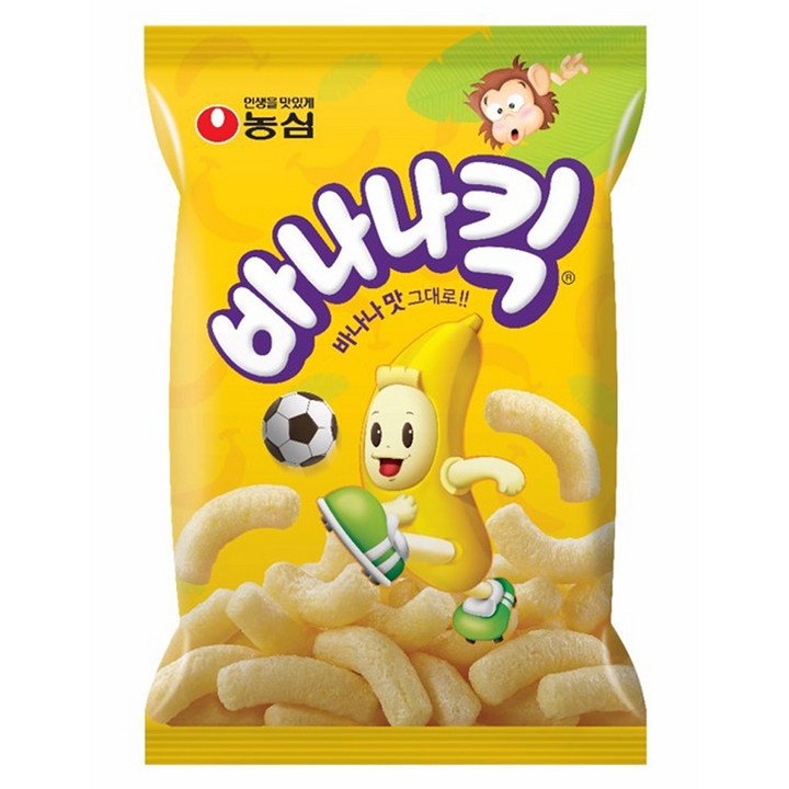농심 바나나킥, 118g, 1개