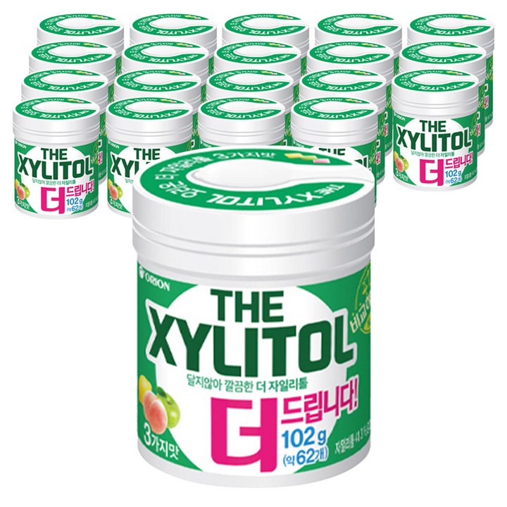 오리온 달지않아 깔끔한 더 자일리톨, 102g, 20개