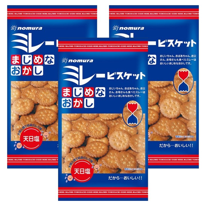 노무라 밀레 비스킷, 3개, 120g
