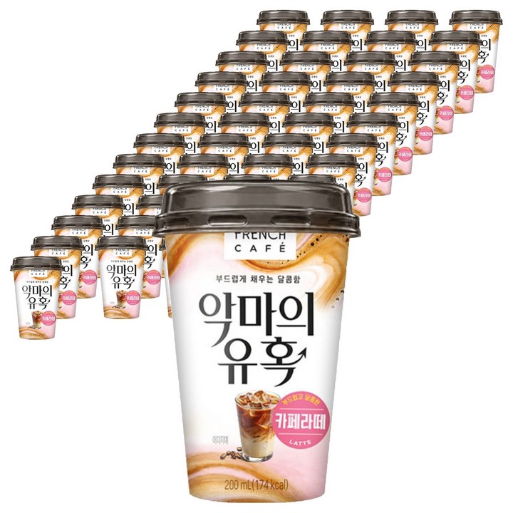프렌치카페 악마의 유혹 카페라떼, 50개, 200ml