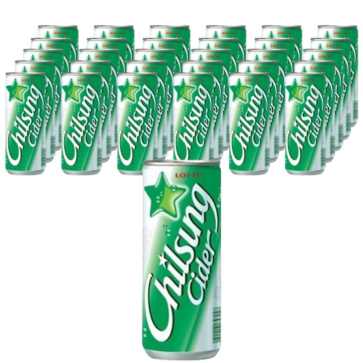 롯데 칠성사이다, 210ml, 60개