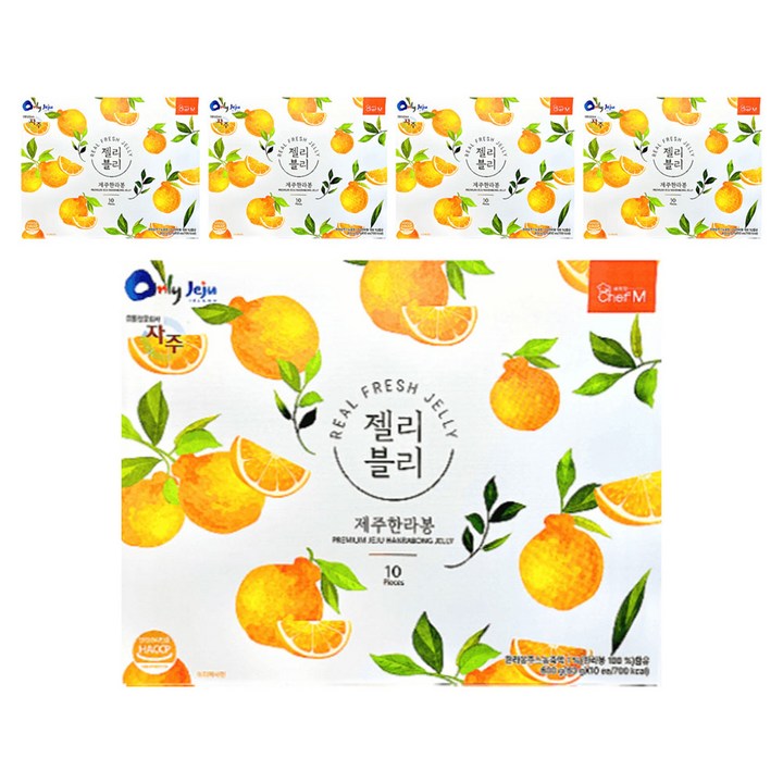 쉐프엠 젤리블리 제주한라봉, 50개, 60g