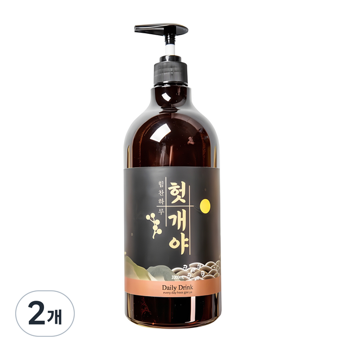 힘찬하루 헛개야 원액, 1L, 2개