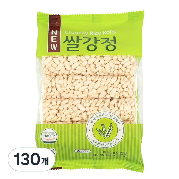 조은제과 쌀강정, 80g, 130개