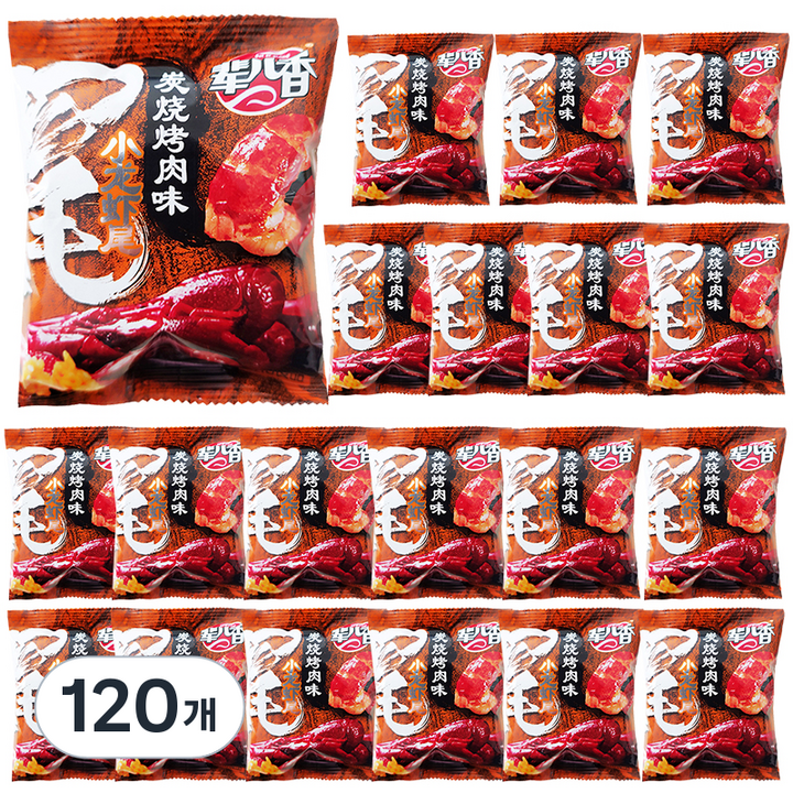 룽쌰워이 펑화스핀 바베큐향 마라과자, 20g, 120개