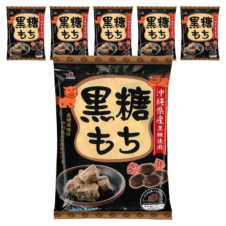 세이카 찹쌀 흑당모찌, 117g, 6개