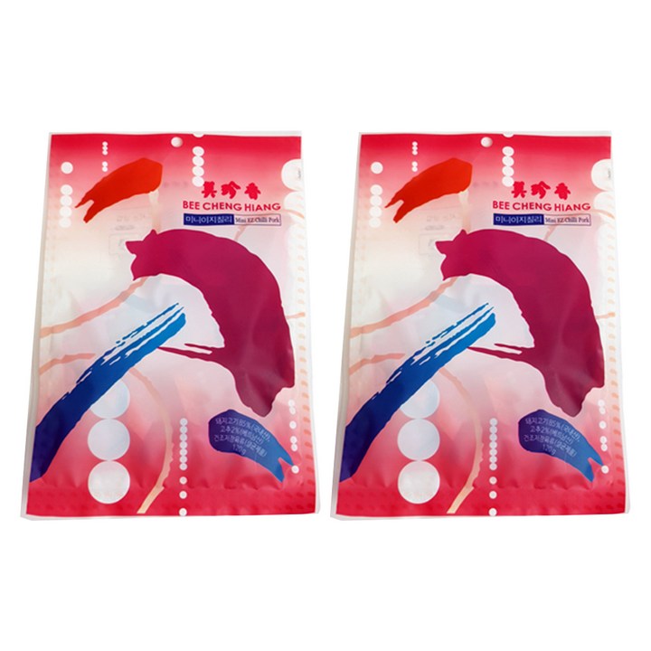 비첸향 이지팩 칠리포크 육포, 120g, 2개