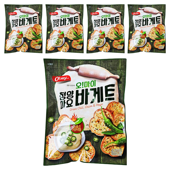 오!마이 청양마요 바게트, 5개, 300g