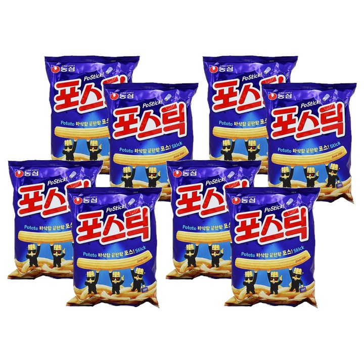 포스틱 과자, 84g, 8개