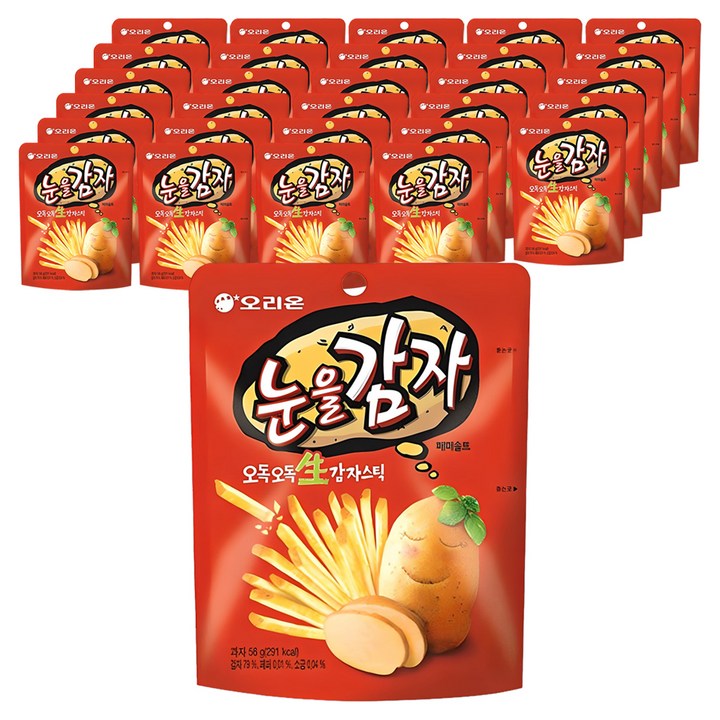 오리온 눈을감자, 56g, 36개